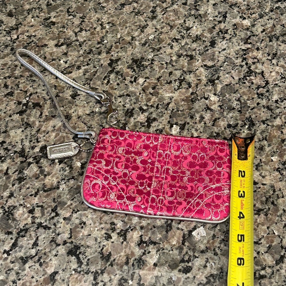 Coach Pink Wristlet